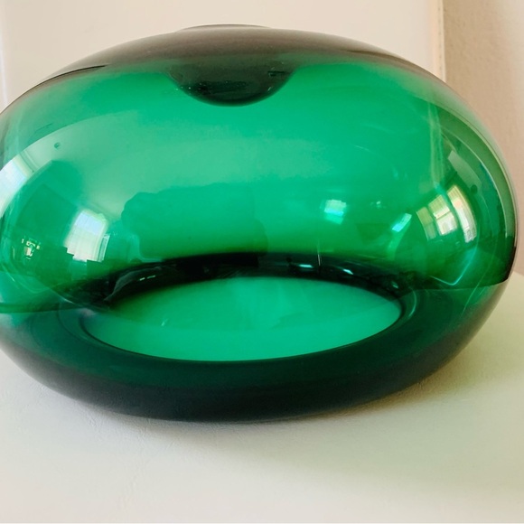 Royal Copenhagen Green Glass bowl - Picture 7 of 11